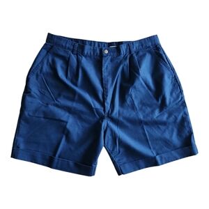 Vintage Blue Lightweight Shorts Size M | Classic High-Waist Nylon Summer Shorts